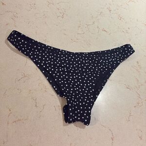 Victoria’s Secret cheeky polka dot bikini bottoms SZ large